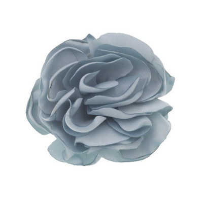 5,5 cm Degančios gėlės Plaukų aksesuarai Satino gėlė Dirbtinė rožių gėlė Mielos audinio gėlės Be plaukų segtuko galvos apdangalui 10 vnt