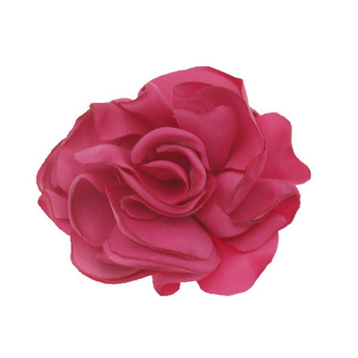 5,5 cm Degančios gėlės Plaukų aksesuarai Satino gėlė Dirbtinė rožių gėlė Mielos audinio gėlės Be plaukų segtuko galvos apdangalui 10 vnt