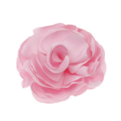 5,5 cm Degančios gėlės Plaukų aksesuarai Satino gėlė Dirbtinė rožių gėlė Mielos audinio gėlės Be plaukų segtuko galvos apdangalui 10 vnt