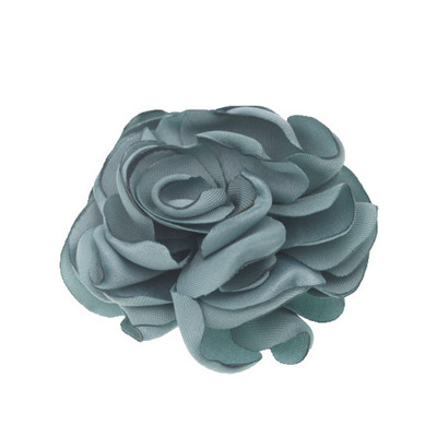 5,5 cm Degančios gėlės Plaukų aksesuarai Satino gėlė Dirbtinė rožių gėlė Mielos audinio gėlės Be plaukų segtuko galvos apdangalui 10 vnt