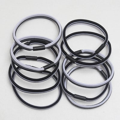 10 bucăți noi, maro, pentru femei, benzi elastice de cauciuc pentru păr, pentru fete, pentru colecția de păr/gumă/suport, accesorii pentru scrunchy