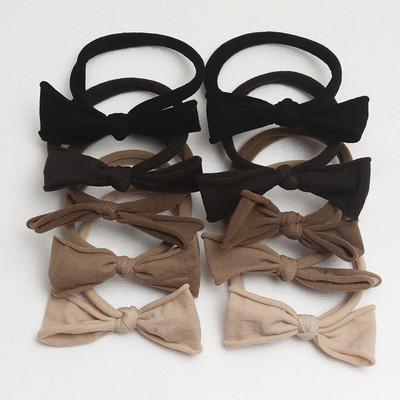 10 bucăți noi, maro, pentru femei, benzi elastice de cauciuc pentru păr, pentru fete, pentru colecția de păr/gumă/suport, accesorii pentru scrunchy