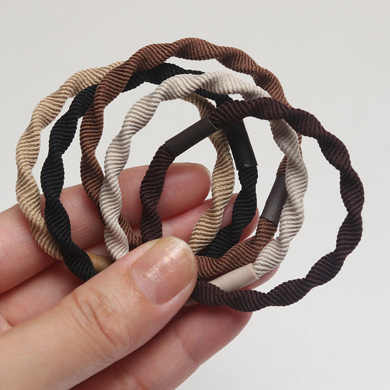 10 bucăți noi, maro, pentru femei, benzi elastice de cauciuc pentru păr, pentru fete, pentru colecția de păr/gumă/suport, accesorii pentru scrunchy