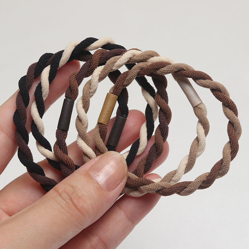 10 bucăți noi, maro, pentru femei, benzi elastice de cauciuc pentru păr, pentru fete, pentru colecția de păr/gumă/suport, accesorii pentru scrunchy