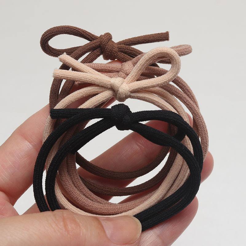 10 bucăți noi, maro, pentru femei, benzi elastice de cauciuc pentru păr, pentru fete, pentru colecția de păr/gumă/suport, accesorii pentru scrunchy