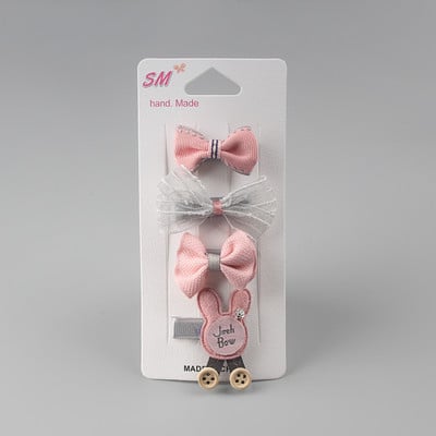 Accesorii pentru păr Clip de păr pentru fete pentru copii Crăciun de prințesă pentru fete Cadouri de sărbători de ziua de naștere Drăguț animal flori roz ac de păr