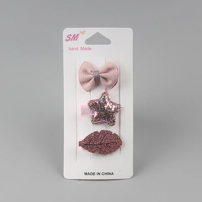 Accesorii pentru păr Clip de păr pentru fete pentru copii Crăciun de prințesă pentru fete Cadouri de sărbători de ziua de naștere Drăguț animal flori roz ac de păr