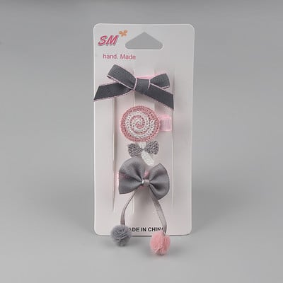 Accesorii pentru păr Clip de păr pentru fete pentru copii Crăciun de prințesă pentru fete Cadouri de sărbători de ziua de naștere Drăguț animal flori roz ac de păr