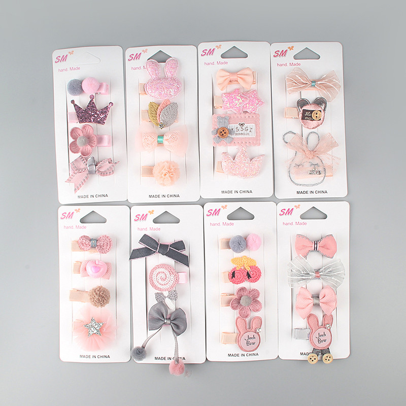 Accesorii pentru păr Clip de păr pentru fete pentru copii Crăciun de prințesă pentru fete Cadouri de sărbători de ziua de naștere Drăguț animal flori roz ac de păr