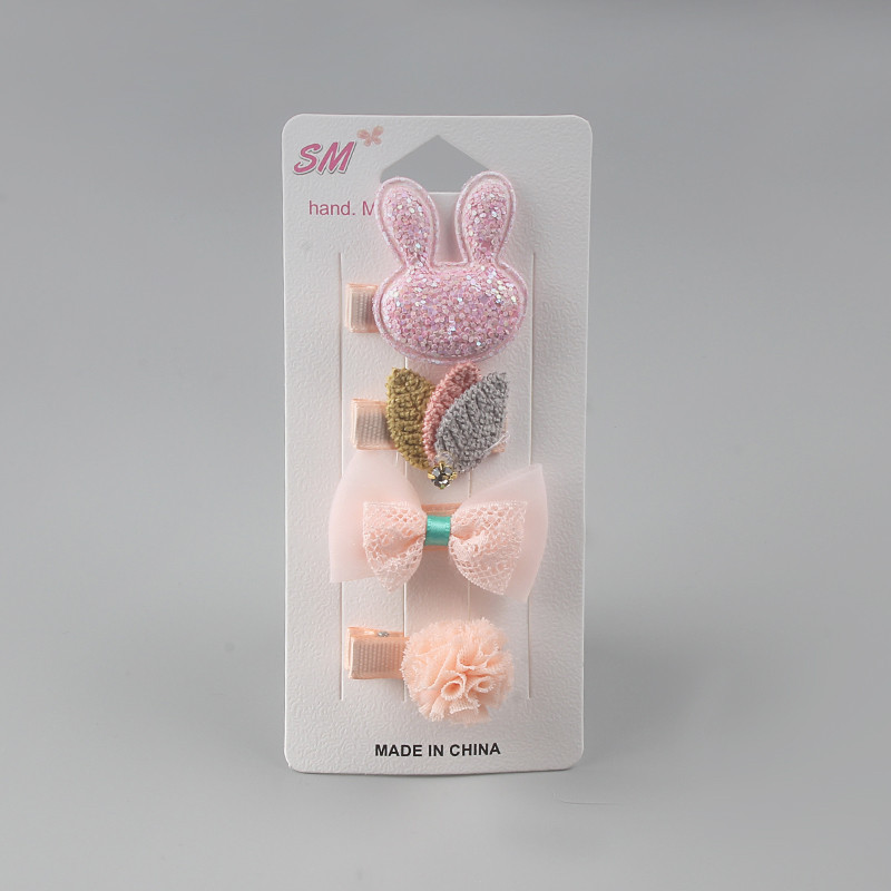 Accesorii pentru păr Clip de păr pentru fete pentru copii Crăciun de prințesă pentru fete Cadouri de sărbători de ziua de naștere Drăguț animal flori roz ac de păr