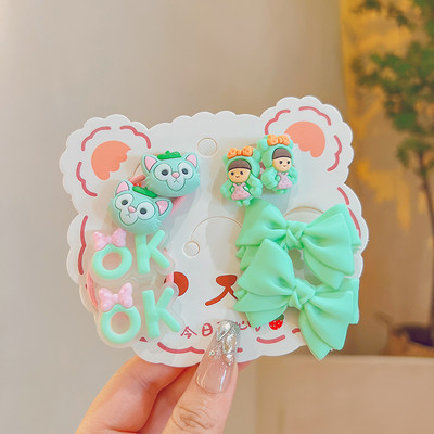 8 kom/set Dječje slatke crtane mašne s cvjetovima Elastične gumice za kosu Lijepe gumice za djevojčice Gumice za kosu Dječji dodaci za kosu