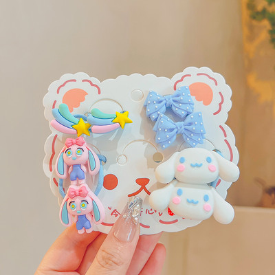 8 kom/set Dječje slatke crtane mašne s cvjetovima Elastične gumice za kosu Lijepe gumice za djevojčice Gumice za kosu Dječji dodaci za kosu