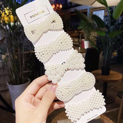 2-8Pcs/Set Biserna kopča za kosu Ženska kopča Slatka puna bisera Ukosnica za djevojku Koje za kosu Modna ukosnica Dodaci za kosu Pokrivala