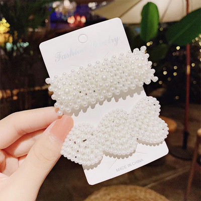 2-8Pcs/Set Biserna kopča za kosu Ženska kopča Slatka puna bisera Ukosnica za djevojku Koje za kosu Modna ukosnica Dodaci za kosu Pokrivala