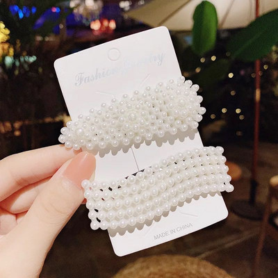 2-8Pcs/Set Biserna kopča za kosu Ženska kopča Slatka puna bisera Ukosnica za djevojku Koje za kosu Modna ukosnica Dodaci za kosu Pokrivala