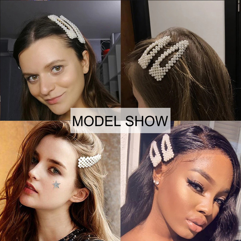 2-8Pcs/Set Biserna kopča za kosu Ženska kopča Slatka puna bisera Ukosnica za djevojku Koje za kosu Modna ukosnica Dodaci za kosu Pokrivala