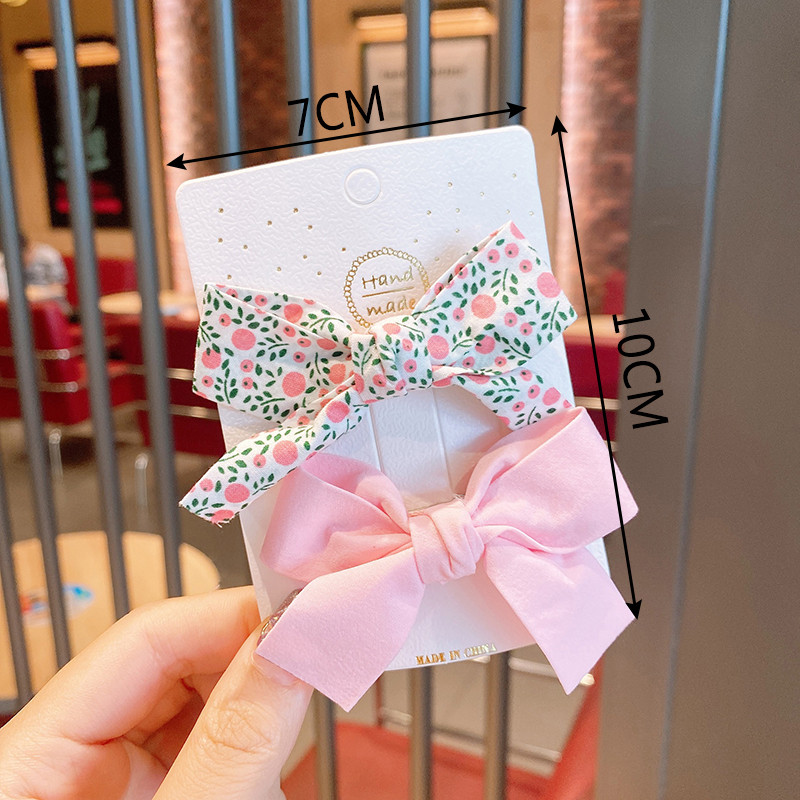 2 kom. Jednobojne mašne Ukosnice za djevojčice Dječje kopče za kosu Ukrasi za glavu Modne princezine mašne Šiške štipaljke Dodaci za kosu Poklon