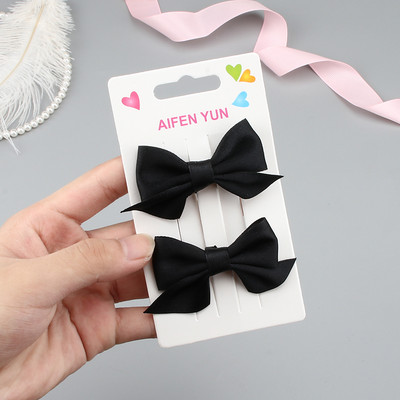 2/4 vnt. Princesės mielas boulingas plaukų segtukas Plaukų aksesuarai Mergaičių audinio plaukų segtukų galvos apdangalo rinkinys Kūdikių kirpčiukų segtukai Gimtadienio dovana