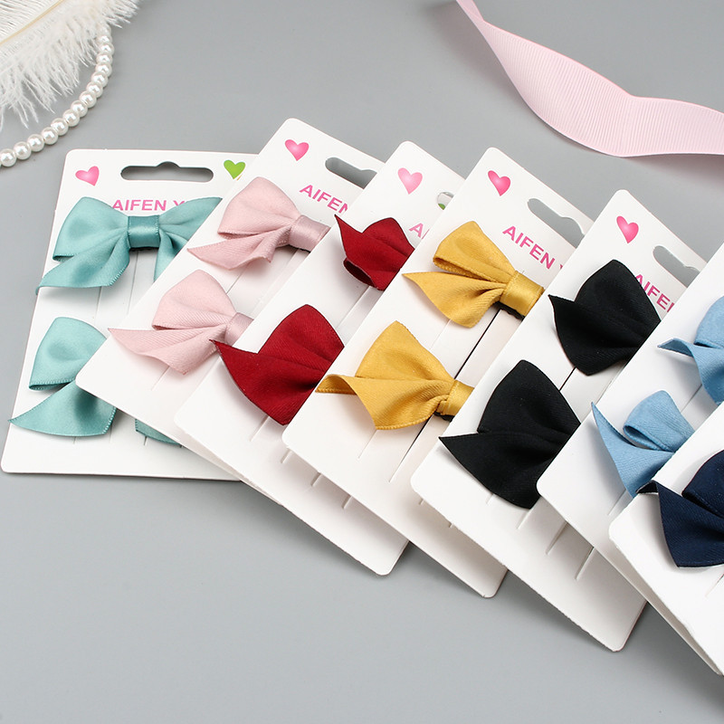 2/4 vnt. Princesės mielas boulingas plaukų segtukas Plaukų aksesuarai Mergaičių audinio plaukų segtukų galvos apdangalo rinkinys Kūdikių kirpčiukų segtukai Gimtadienio dovana