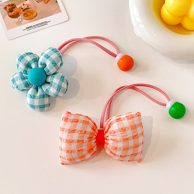 2/4/5 buc/set copii drăguț cu flori benzi elastice pentru păr fete minunat desene animate scrunchies benzi cauciuc copii accesorii de păr