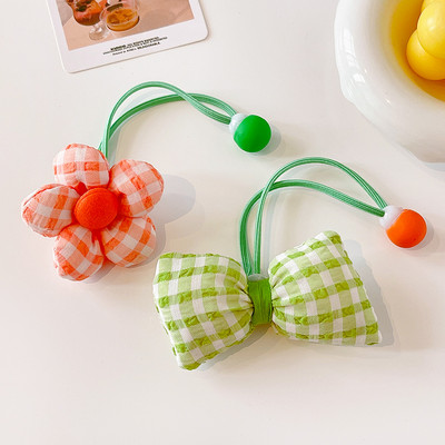 2/4/5 buc/set copii drăguț cu flori benzi elastice pentru păr fete minunat desene animate scrunchies benzi cauciuc copii accesorii de păr