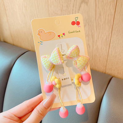 2/4/5 buc/set copii drăguț cu flori benzi elastice pentru păr fete minunat desene animate scrunchies benzi cauciuc copii accesorii de păr