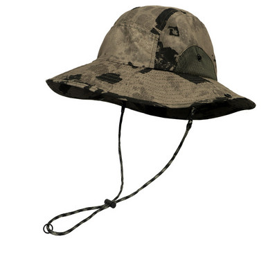 Pălărie de găleată de camuflaj de vară pentru femei, impermeabilă, uscare rapidă, în aer liber, anti-UV, pălărie de soare, ușoară, respirabilă, drumeții, pescuit, Panama