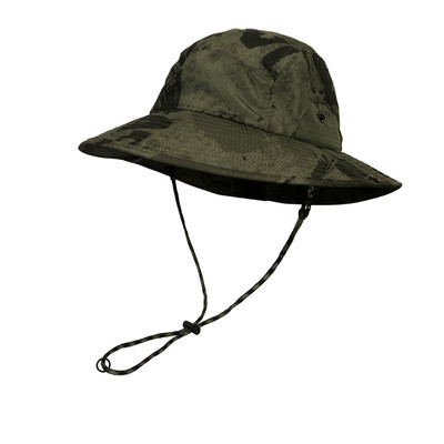 Pălărie de găleată de camuflaj de vară pentru femei, impermeabilă, uscare rapidă, în aer liber, anti-UV, pălărie de soare, ușoară, respirabilă, drumeții, pescuit, Panama