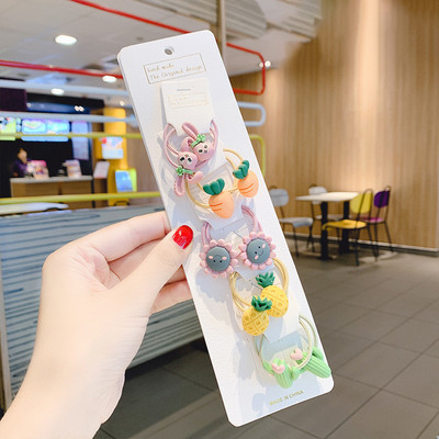 10vnt Mieli mergaičių plaukų aksesuarai nailoniniai kaklaraiščiai Elastinės plaukų juostelės vaikams arklio uodegos laikiklis Guminės juostos Vaikiškos galvos juostos guma plaukams