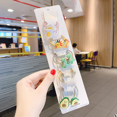 10vnt Mieli mergaičių plaukų aksesuarai nailoniniai kaklaraiščiai Elastinės plaukų juostelės vaikams arklio uodegos laikiklis Guminės juostos Vaikiškos galvos juostos guma plaukams