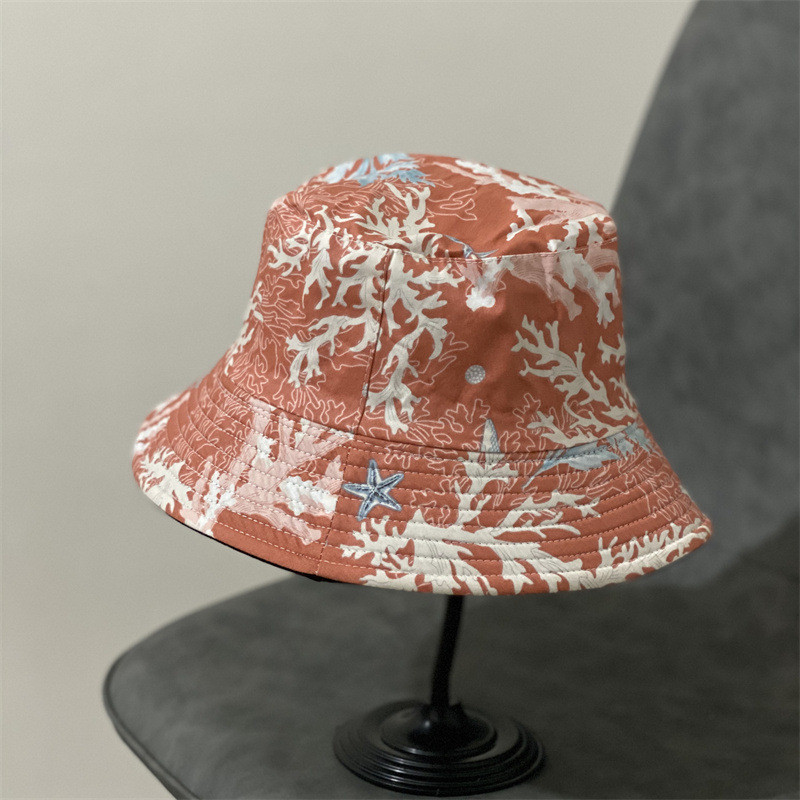 Divatos kétoldalas halász sapka, víz alatti állat cápa mintás férfi és női szabadtéri napozósapka