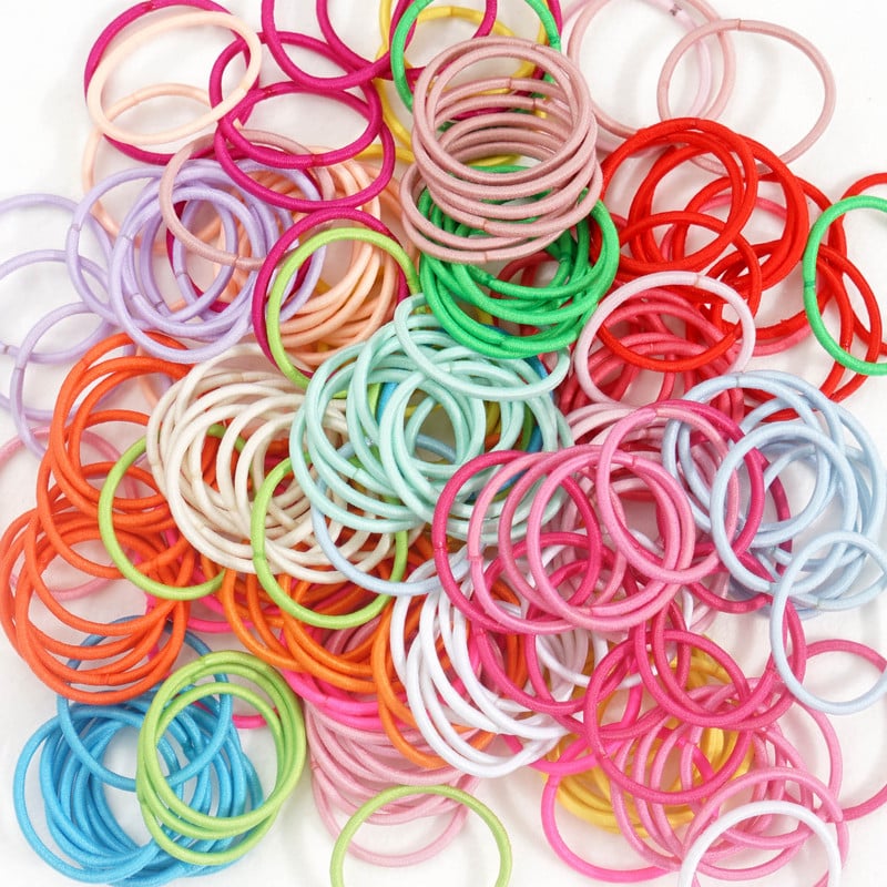 50/100 kom 3 cm dječje elastične trake za kosu Gumica za djevojčice Gumica za kosu Traka za glavu Dodaci za kosu za bebe veleprodaja