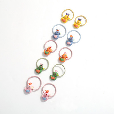 10 bucăți/set fete drăguț din desene animate benzi de cauciuc cu animale benzi de păr elastice pentru copii benzi de păr minunate frânghie de păr la modă accesorii de păr