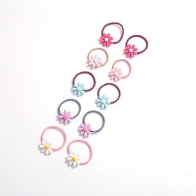 10 bucăți/set fete drăguț din desene animate benzi de cauciuc cu animale benzi de păr elastice pentru copii benzi de păr minunate frânghie de păr la modă accesorii de păr