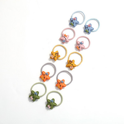 10 bucăți/set fete drăguț din desene animate benzi de cauciuc cu animale benzi de păr elastice pentru copii benzi de păr minunate frânghie de păr la modă accesorii de păr