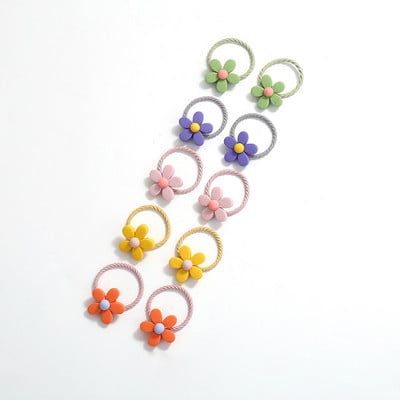 10 bucăți/set fete drăguț din desene animate benzi de cauciuc cu animale benzi de păr elastice pentru copii benzi de păr minunate frânghie de păr la modă accesorii de păr