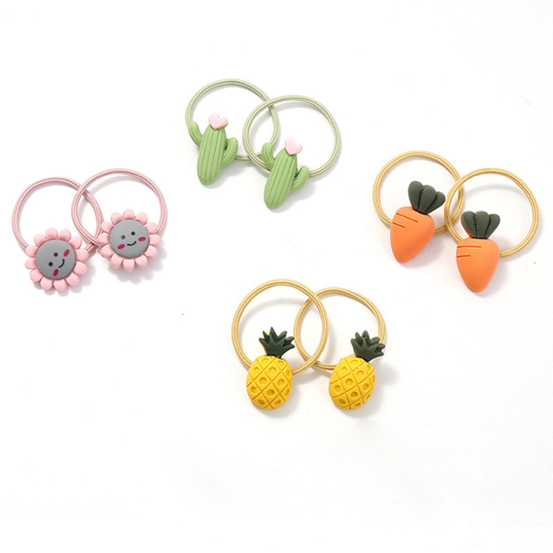 10 bucăți/set fete drăguț din desene animate benzi de cauciuc cu animale benzi de păr elastice pentru copii benzi de păr minunate frânghie de păr la modă accesorii de păr