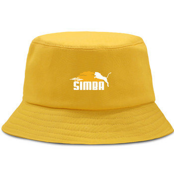 Κινούμενα σχέδια Animal Lion Hip Hop Fisherman\'s Hats Αντηλιακό καπέλο παραλίας Unisex Βαμβακερά Καπέλα Παναμά Πτυσσόμενο Καπέλο Ψαρέματος