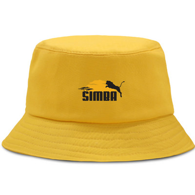 Crtani životinjski lav Hip-hop ribarske kape Krema za sunčanje Šešir s kantom za plažu Unisex pamučne panama kape Sklopiva modna ribička kapa