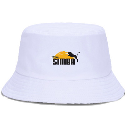 Crtani životinjski lav Hip-hop ribarske kape Krema za sunčanje Šešir s kantom za plažu Unisex pamučne panama kape Sklopiva modna ribička kapa