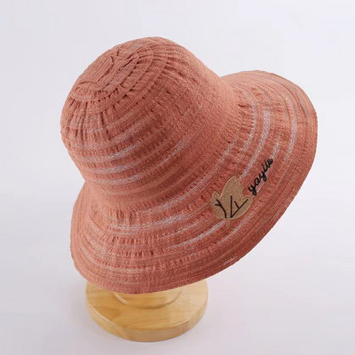 Ljetni ribarski šešir 2023. Ženski sklopivi šešir za zaštitu od sunca Panama šešir s velikim obodom Ženska idilična ležerna kapa za odmor na plaži