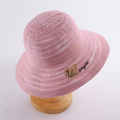 Ljetni ribarski šešir 2023. Ženski sklopivi šešir za zaštitu od sunca Panama šešir s velikim obodom Ženska idilična ležerna kapa za odmor na plaži