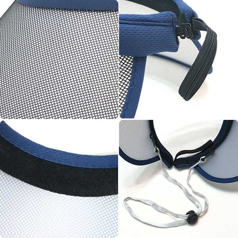 Novi šešir s UV promjenom boje, prazan cilindar s velikim obodom, čipkasti mrežasti dizajn, ljetni šešir, biciklizam na otvorenom, kapa za sunčanje, putna kapa za plažu