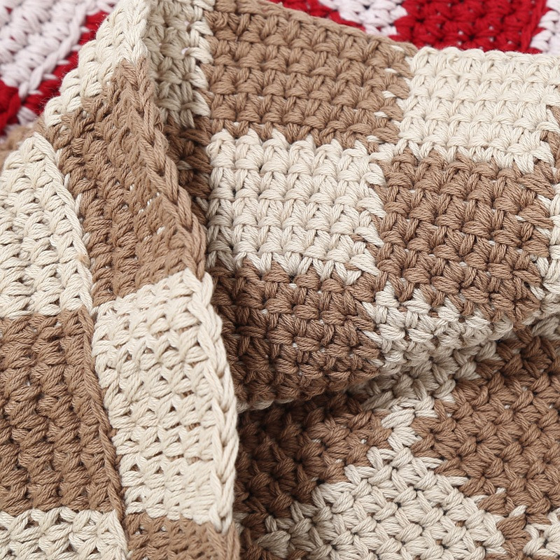 2022-es pamut patchwork kockás vödörsapka divat Joker kültéri utazási napsapka nőknek 87