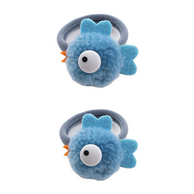 2 vnt Animacinių filmų gyvūnų plaukų juostelės mergaitėms nailono elastinės guminės juostos plaukų kaklaraiščiai Vaikiški galvos juostos Vaikų galvos apdangalai Plaukų priedai