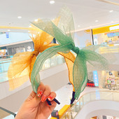 2021 Gyerekek Aranyos Színek Pöttyös masni hajpántok Fejfedők Kislányoknak Szép széles oldalú hajkarika fejpántok gyerekeknek hajkiegészítők