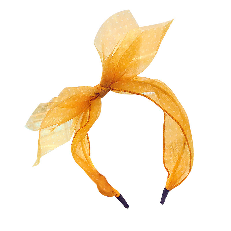 2021 Gyerekek Aranyos Színek Pöttyös masni hajpántok Fejfedők Kislányoknak Szép széles oldalú hajkarika fejpántok gyerekeknek hajkiegészítők