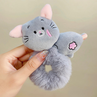 2022 új női aranyos rajzfilm állatszőr szalagok lányok gumiszalag fejfedők haj kiegészítők gyerek fejpánt díszek ajándék