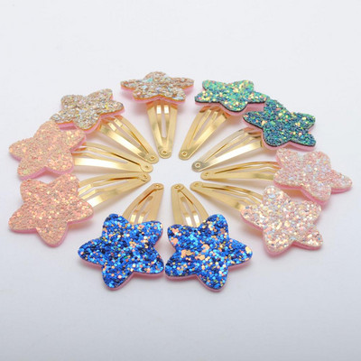 8/ 10 kom./ lot Nove pozlaćene kopče za kosu za djevojčice Dječje svjetlucave ukosnice Zvjezdica Mickey Ukosnica s ušnom krunom Ukosnica za kosu Dječji dodaci za kosu