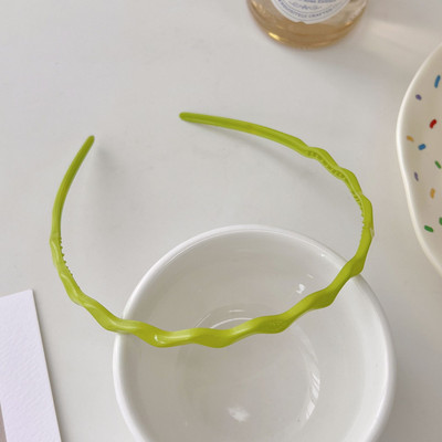 Modna jednobojna traka za kosu, slatkiši, slatke ukosnice s valovitim zubima, rođendanska zabava, bebe, dječje kopče za kosu, dodaci